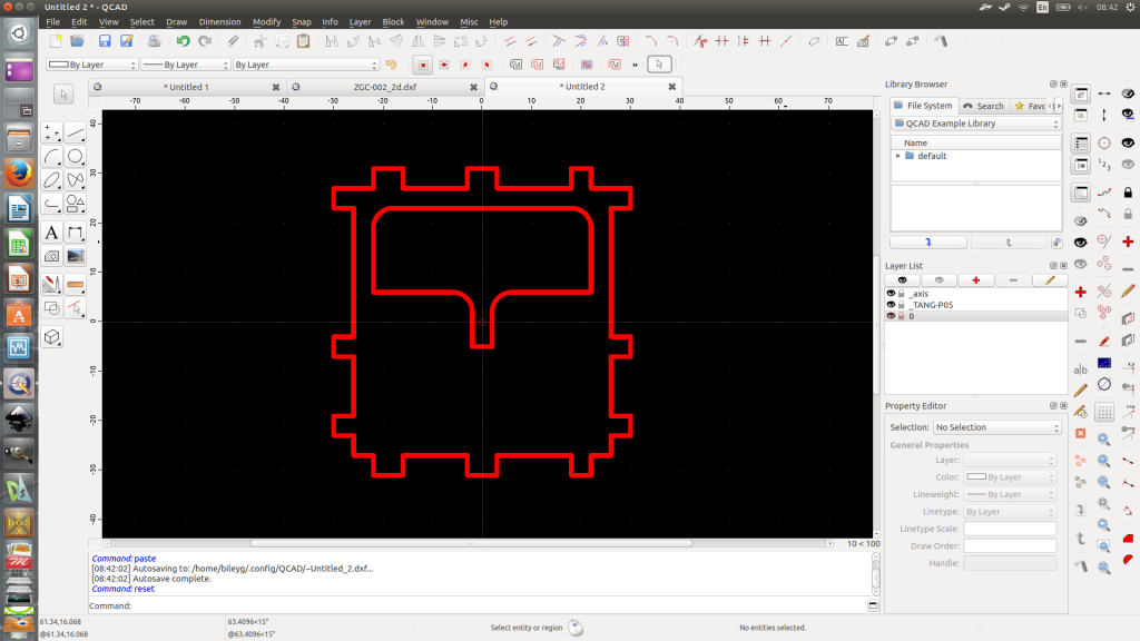 Each detail has individual dxf file made with QCAD.